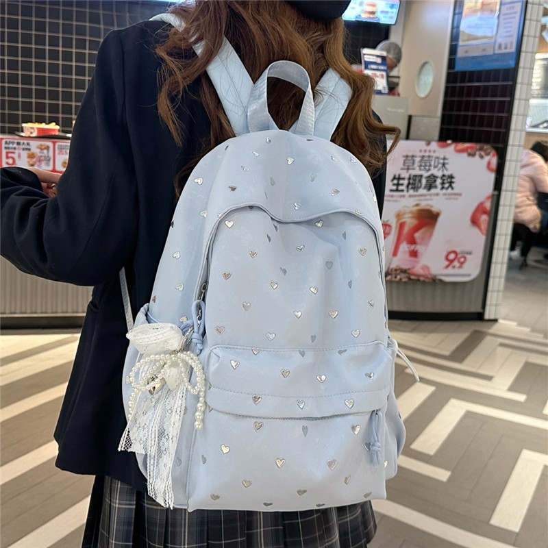 专柜正品书包女初中高中生可爱小众双肩包大容量学院风小清新软妹
