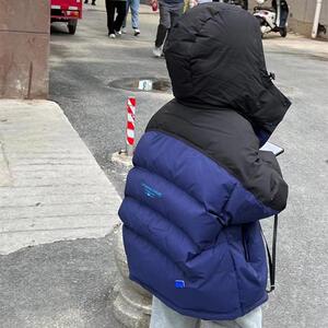 儿童羽绒服短款加厚白鸭绒面包服秋冬男童女童宝宝冬装韩版童装潮