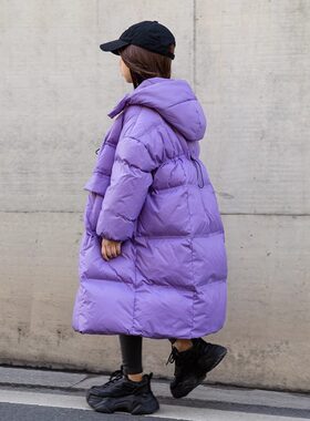 MOSCHIER长款加厚儿童羽绒服