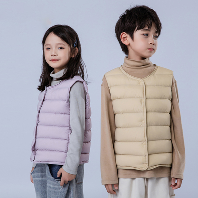 羽绒内胆宝宝内胆白鸭绒坎肩