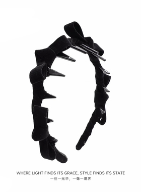 【ST】韩系暖糖蝴蝶结高颅顶齿梳发箍096-016 096-017 096-018