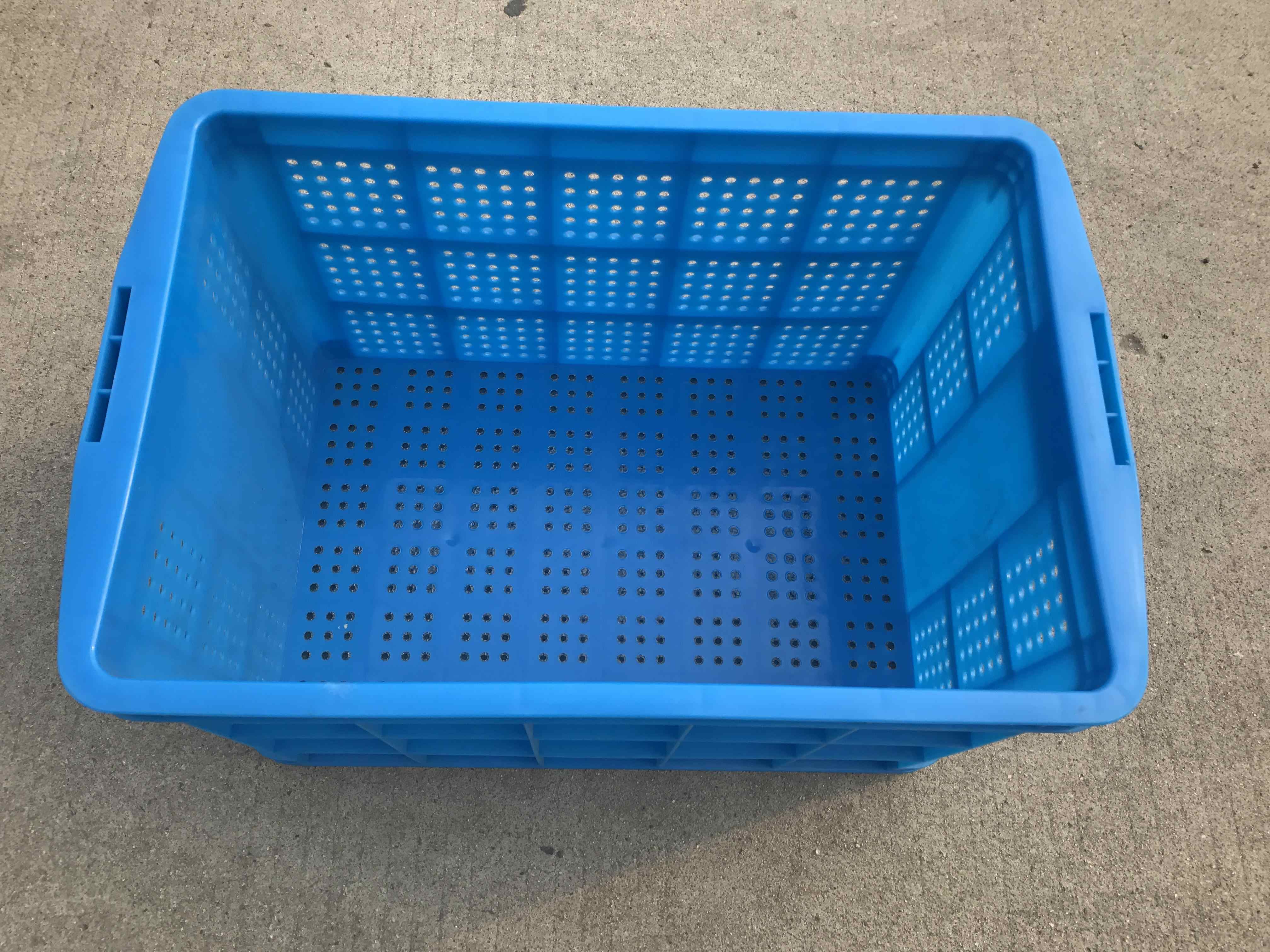 加厚575-250塑料周转筐长方形葡萄梨橘子水果框鸡蛋收纳匡b3b4框