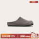 秋冬懒人一脚蹬包头半拖鞋 多嘴驴Donkey灰色穆勒鞋 女反绒勃肯鞋 男