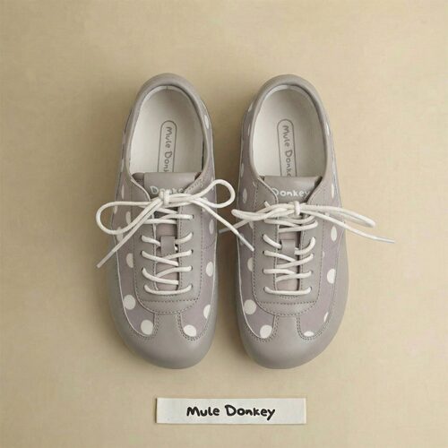 多嘴驴Donkey薄底波点德训鞋女款