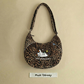 多嘴驴Donkey豹纹包包女秋冬韩系ins风休闲斜挎饺子包腋下手提包