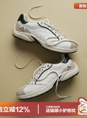 多嘴驴Donkey薄底赛车鞋女春季巨好看休闲运动白色百搭增高德训鞋