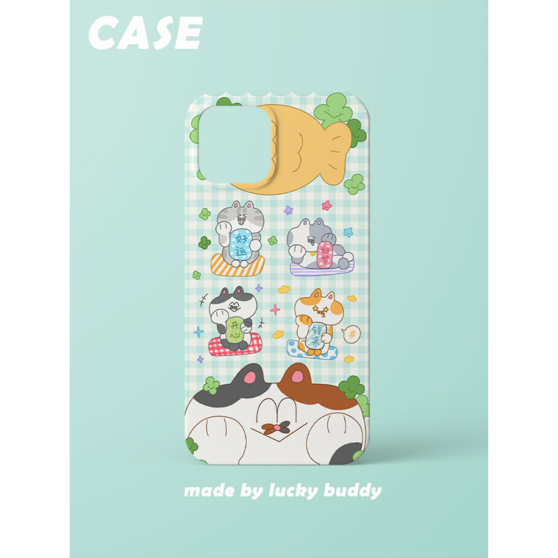 第2件半价/原创插画手机壳一切美好适用于苹果15promaxiPhone14plus13mini韩国二合一菲林亚克力磁吸华为