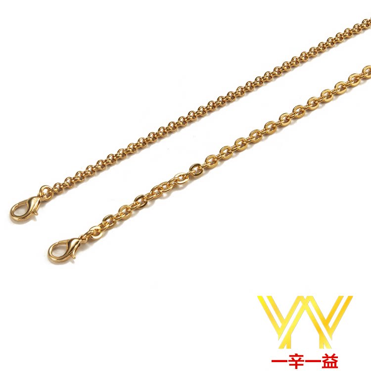 三合一链条nano配件牛角老花福袋金属斜跨化妆包女包带麻将包链子