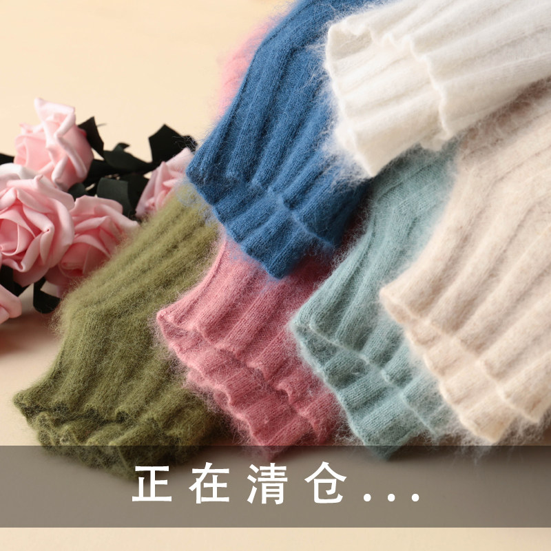 貂绒衫女半高领修身打底衫长袖套头貂绒毛衣针织保暖短款加厚百搭
