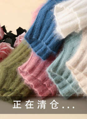貂绒衫女半高领修身毛衣针织保暖