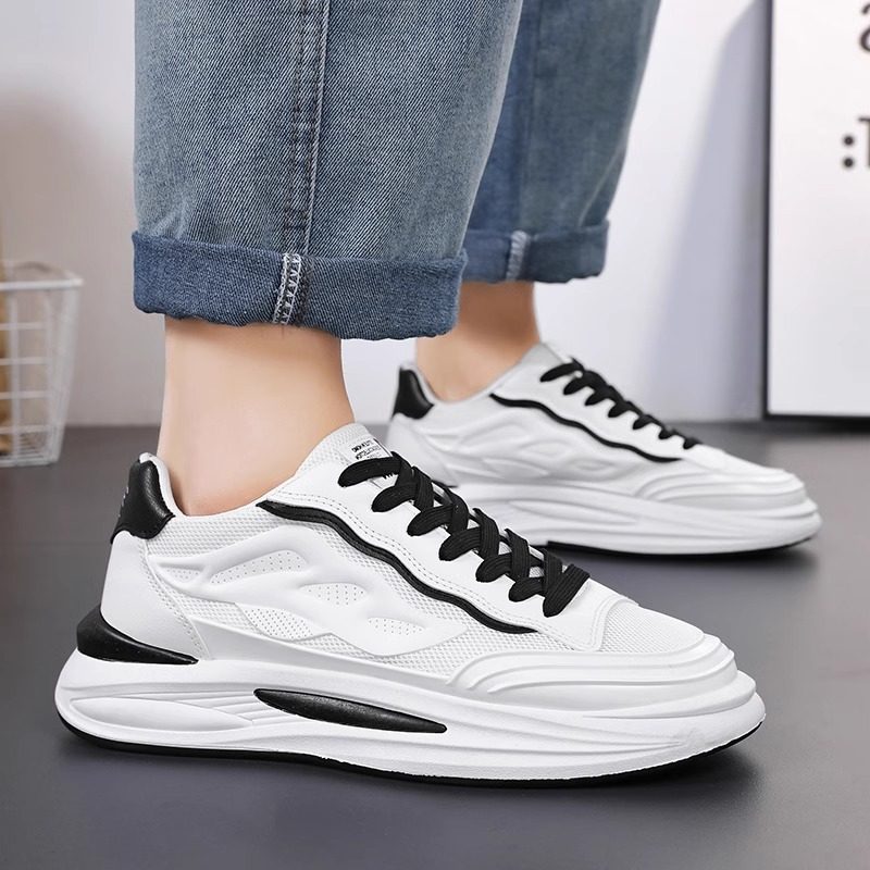 2026年春季新品小白鞋软底透气老爹鞋厚底潮流百搭运动休闲鞋网鞋,流行男鞋,时尚休闲鞋,淘宝优惠券,粉丝福利购,淘宝优惠卷