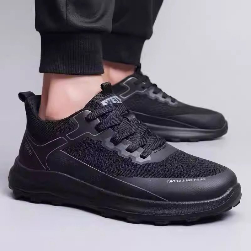 运动鞋男软底轻便工作鞋加绒棉鞋