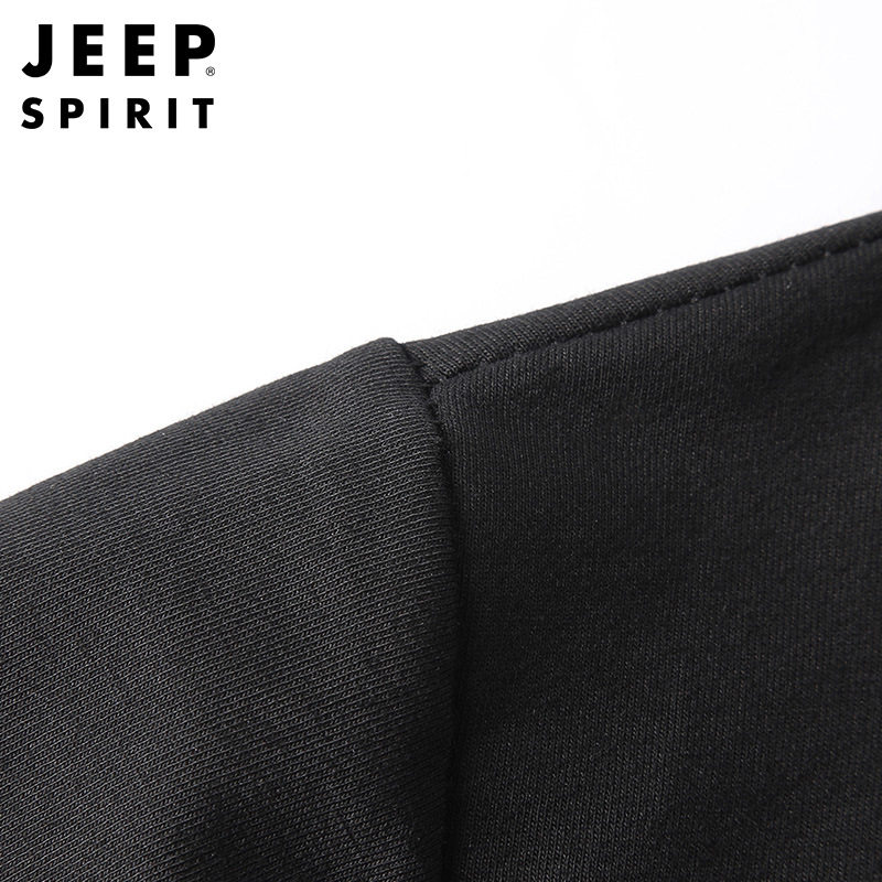 JEEP 남성 스포츠 슈트 봄 가을 새로운 다목적 캐주얼 후드 가디건 스웨트 셔츠