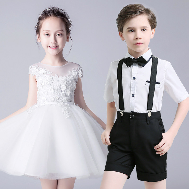 六一儿童演出服合唱男女童蓬蓬纱裙诗歌朗诵幼儿园毕业礼服表演服