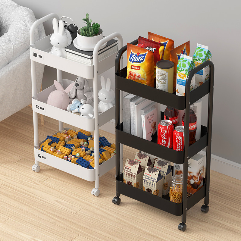 Trolley Shelf to ground multi-storey move bedroom kitchen snacks Shower Room TOILET Storage Artifact Storage rackin the Storage consolidation , Family finishing equipment , Finishing rack/Shelf/Storage Rack  category - from Buy2taobao.com to provide professional Taobao agent buy service