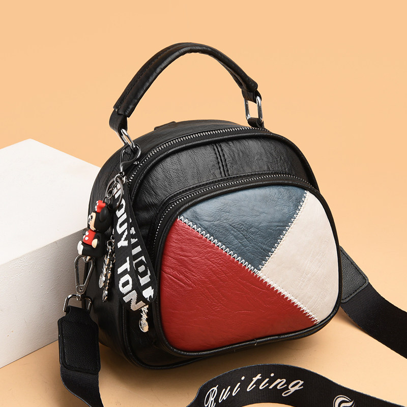 包包女2020新款双肩背包软皮时尚百搭单肩斜挎包女士手提包贝壳包