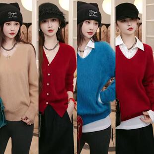 跨年宠粉节 毛衣LG 重240g 仙女范基础款 912 羊绒针织衫