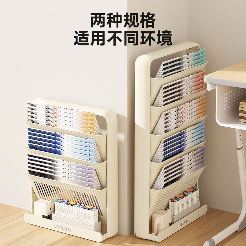 桌边书架可移动小推车收纳架