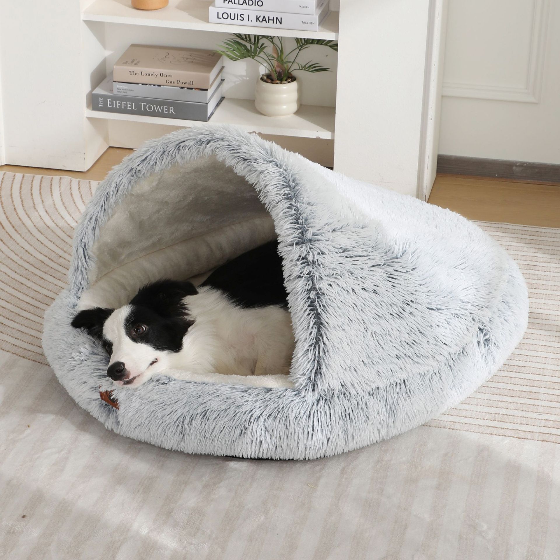 新品冬季保暖贝壳猫窝宠物猫床包围狗窝狗床封闭式猫咪窝
