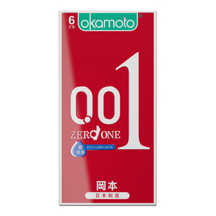 冈本001超薄6只****套0.01超润滑****套隐形裸入成人****男用品
