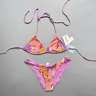 Rox*y女士比基尼夏日印花bikini泳装