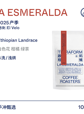 【Terraform】 2025产季 白色花橘子巴拿马翡翠原生种水洗咖啡豆
