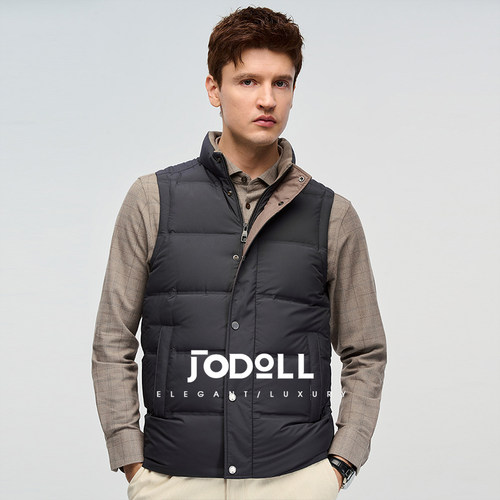 JODOLL羽绒马甲保暖时尚舒适休闲
