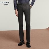 修身 男商务正装 磨毛感西装 裤 JODOLL乔顿时尚 男长裤 气质灰羊毛西裤
