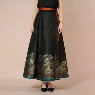 24CQ018A夏季重工古风日常显瘦马面裙优雅古典下装爆款特