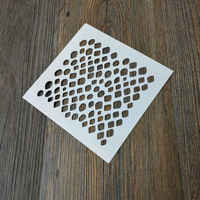 Giraffe pattern, spider web, polka dot, snake pattern, leopard pattern, wood grain masking board, 14*14cm, small-sized planner, smeared 705 thumbnail 8