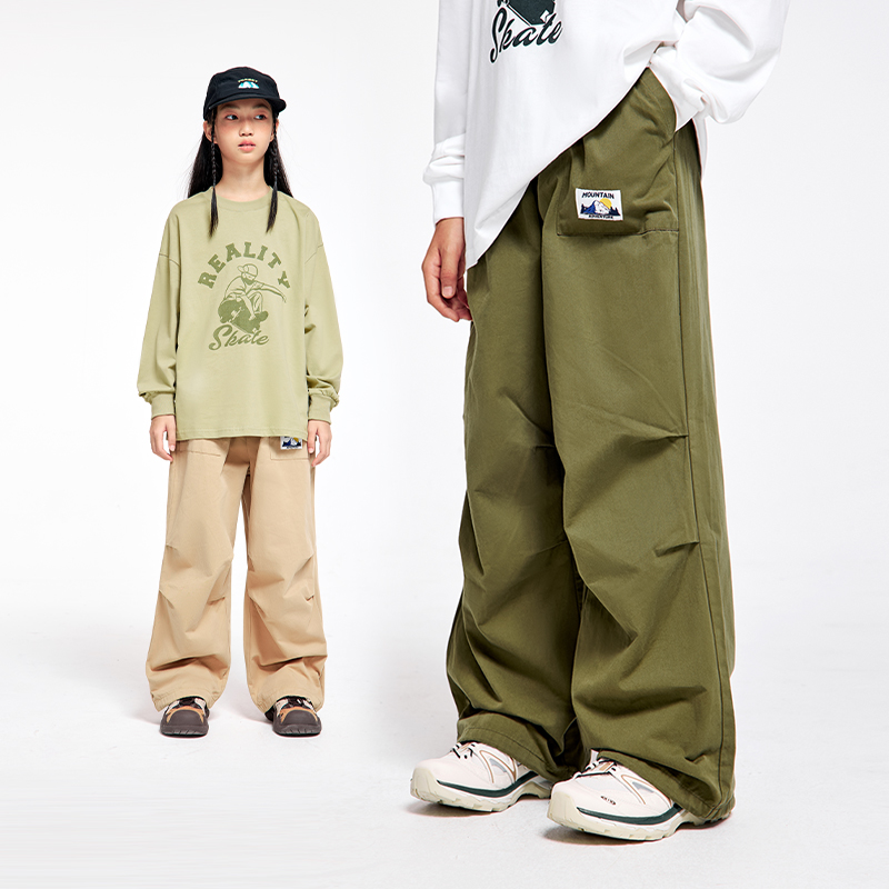 DK宽松户外工装裤子长裤纯棉伞裤