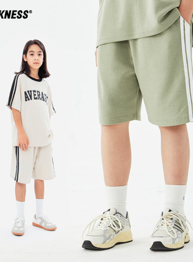 DK童装夏季新款日系女男童五分裤中大童儿童休闲运动短裤