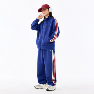 儿童时髦外套卫衣裤 DK童装 复古女童男童运动套装 新款 两件套潮 秋装