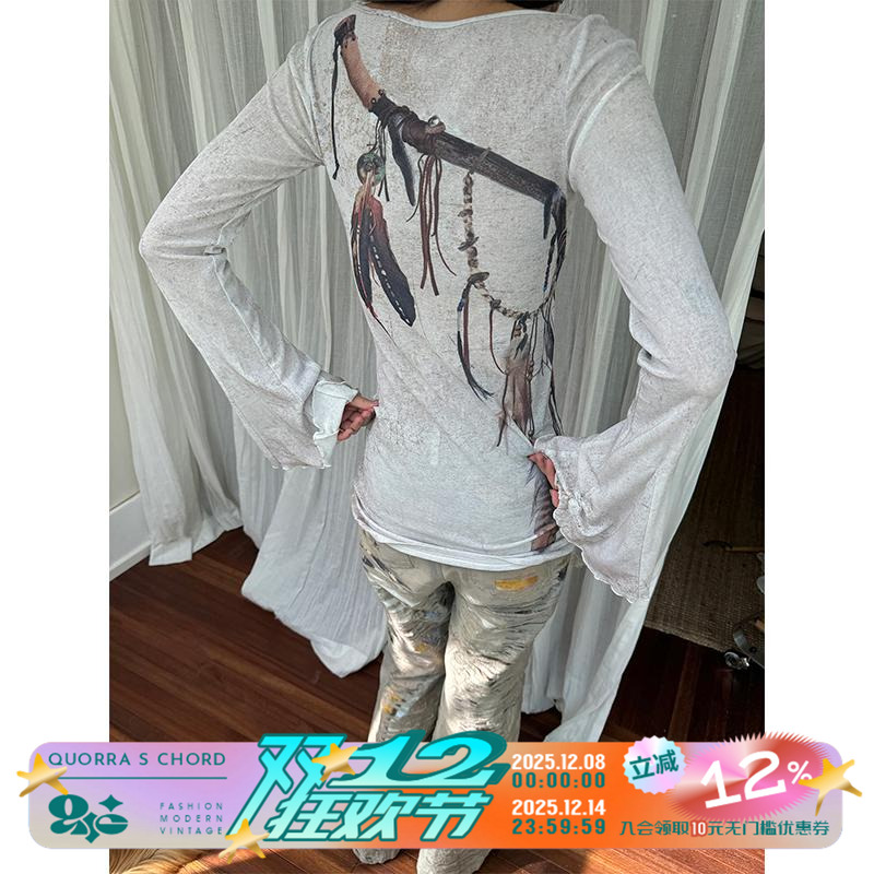 QUORRASCHORD原创印花T恤