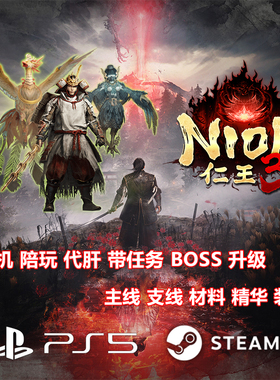 PS5 Steam 仁王3陪玩 联机组队 代打BOSS 剧情 升级 带任务 代肝
