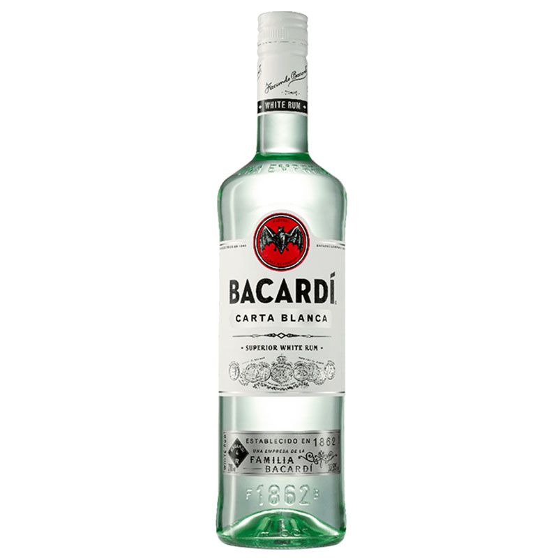 百加得白朗姆酒500ml Bacardi 莫吉托mojito基酒调酒烘焙鸡尾酒 酒类 朗姆酒/Rum 原图主图