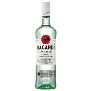 百加得白朗姆酒500ml 莫吉托mojito基酒调酒烘焙鸡尾酒 Bacardi