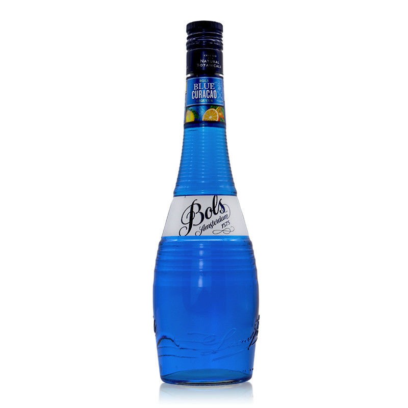 波士蓝橙力娇酒BOLS's Blue Curacao宝狮蓝柑酒蓝橘蓝香橙700ml 酒类 力娇酒/Liqueur 原图主图