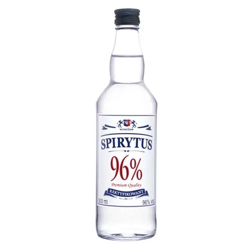 生命之水伏特加96度500ml波兰vodkaSpirytus烈酒点火酒鸡尾酒基酒