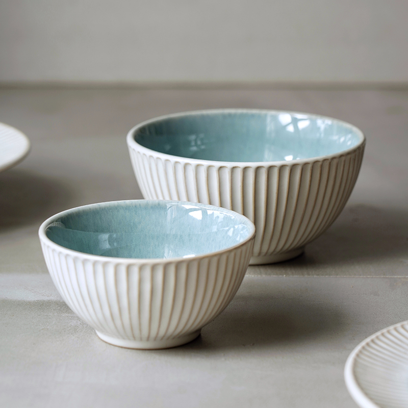 陶柔北欧餐厅家用陶瓷饭碗沙拉碗
