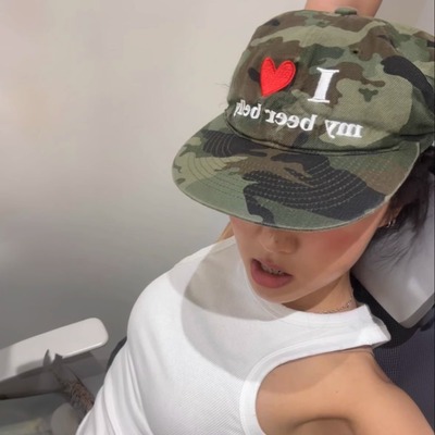 软顶复古舌帽男女同款小众