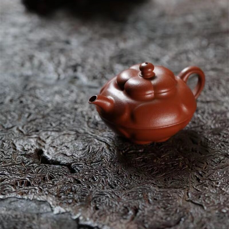 宜兴紫砂壶九瀚艺术合器系列合梅150cc精品功夫茶壶