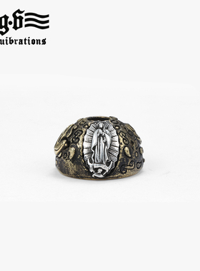 Good Vibrations925银复古骷髅祈祷之手香座铜合金檀香底座