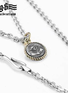 共济会欧美银项链