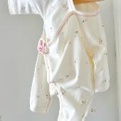 婴儿纯棉连体衣四季 粉色类 新生儿哈衣可爱宝宝新生蝴蝶衣春秋长袖