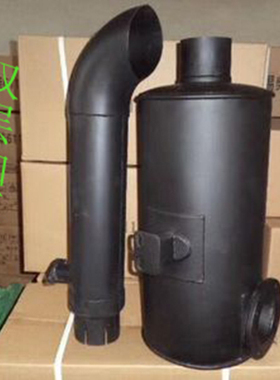 厦工951/951H/955/956D6114消声器尾管消音器排气管50装载机铲车