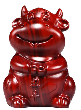 木雕祝福新古典客厅吉祥物补角