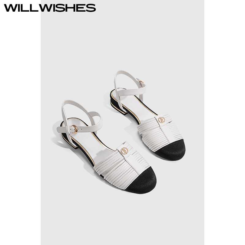 WILLWISHES王玎设计小香风凉拖