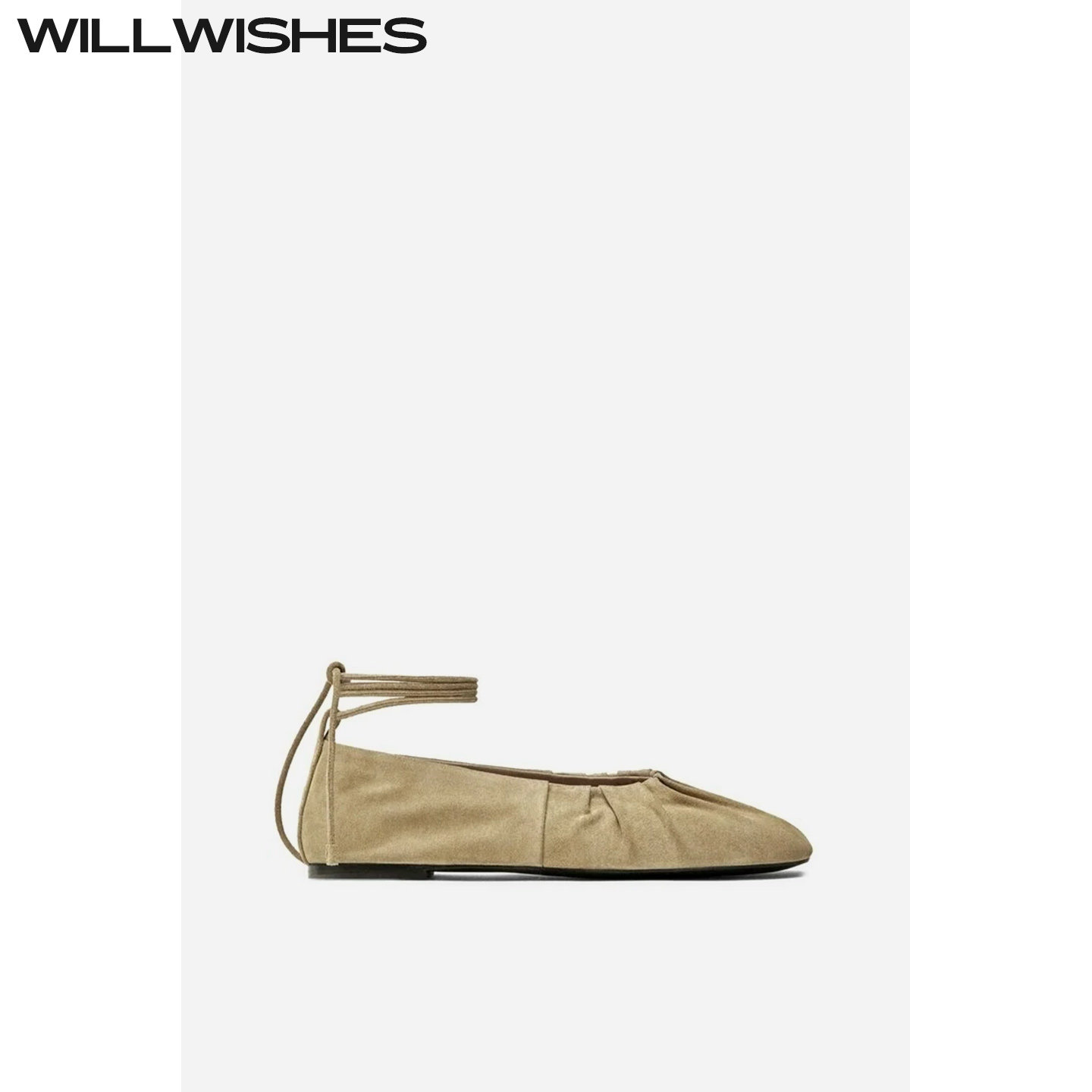 WILLWISHES 王玎设计女鞋2025秋季浅口褶皱单鞋女软底平底鞋#484,女鞋,浅口单鞋,淘宝优惠券,粉丝福利购,淘宝优惠卷