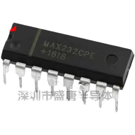 原装进口 MAX232CPE/MAX232EPE RS-232接口IC DIP-16直插